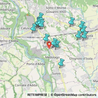 Mappa Via Moro Aldo, 24030 Solza BG, Italia (2.04438)