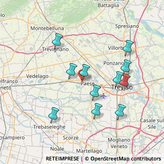 Mappa Via Marche, 31038 Paese TV, Italia (7.37909)
