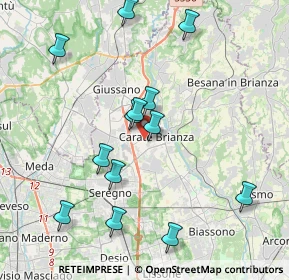 Mappa Via Palestro, 20841 Carate Brianza MB, Italia (4.04)