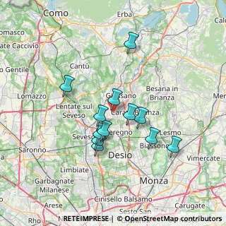 Mappa Via Vicenza, 20833 Giussano MB, Italia (5.90083)