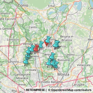Mappa Via Vicenza, 20833 Giussano MB, Italia (6.19462)