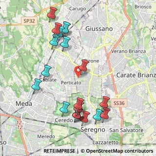 Mappa Via Vicenza, 20833 Giussano MB, Italia (2.2455)