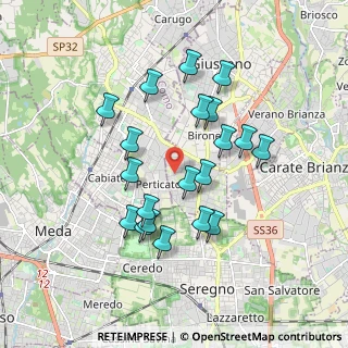 Mappa Via Vicenza, 20833 Giussano MB, Italia (1.6425)