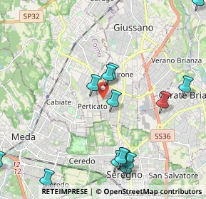 Mappa Via Vicenza, 20833 Giussano MB, Italia (2.52143)