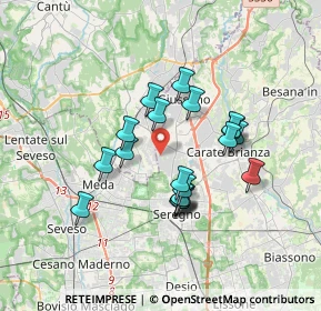 Mappa Via Vicenza, 20833 Giussano MB, Italia (2.89)