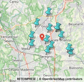 Mappa Via Vicenza, 20833 Giussano MB, Italia (3.06)