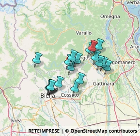 Mappa 13833 Portula BI, Italia (10.9205)