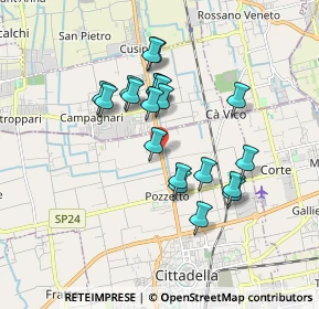 Mappa Via Ca' Moro, 35013 Cittadella PD, Italia (1.4725)