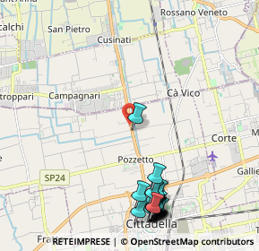 Mappa Via Ca' Moro, 35013 Cittadella PD, Italia (2.6565)