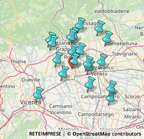 Mappa Via Ca' Moro, 35013 Cittadella PD, Italia (11.65789)