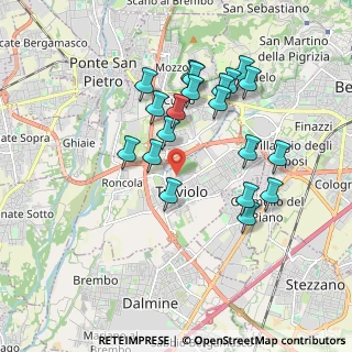 Mappa Treviolo, 24048 Treviolo BG, Italia (1.734)