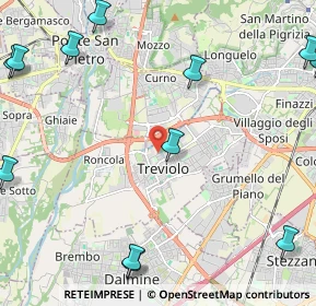Mappa Treviolo, 24048 Treviolo BG, Italia (3.25833)