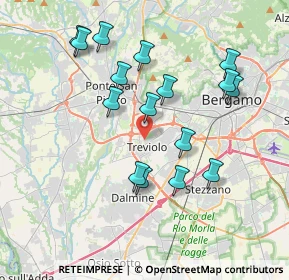 Mappa Treviolo, 24048 Treviolo BG, Italia (3.68375)