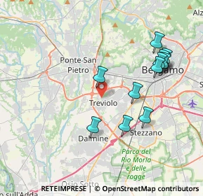 Mappa Treviolo, 24048 Treviolo BG, Italia (3.9125)