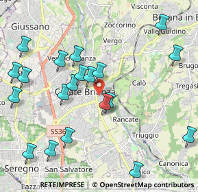 Mappa Via Pietro Borsieri, 20841 Carate Brianza MB, Italia (2.3265)