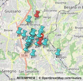 Mappa Via Pietro Borsieri, 20841 Carate Brianza MB, Italia (1.3435)