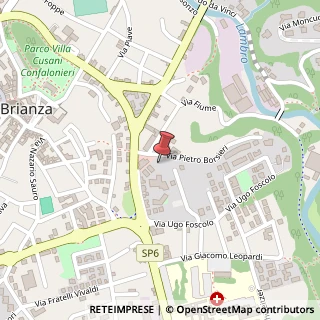 Mappa Via Pietro Borsieri, 2, 20841 Carate Brianza, Monza e Brianza (Lombardia)