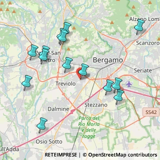 Mappa Via Piave, 24048 Treviolo BG, Italia (4.48714)