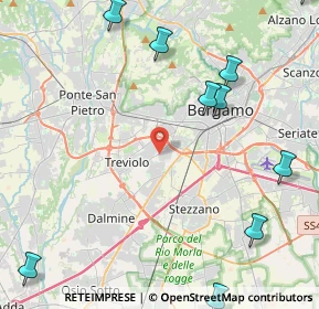 Mappa Via Piave, 24048 Treviolo BG, Italia (6.27091)