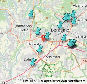 Mappa Via Piave, 24048 Treviolo BG, Italia (4.30294)