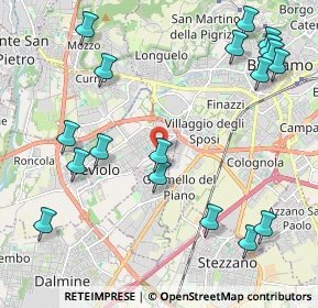 Mappa Via Piave, 24048 Treviolo BG, Italia (2.65056)