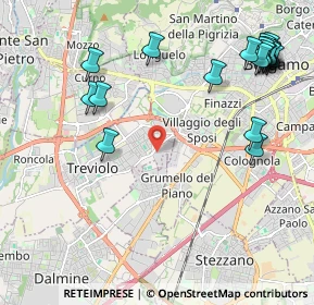 Mappa Via Piave, 24048 Treviolo BG, Italia (2.7175)