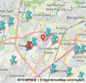 Mappa Via Piave, 24048 Treviolo BG, Italia (2.67071)