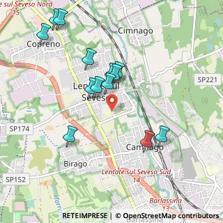 Mappa Scuola Media Leonardo Da Vinci, 20823 Lentate sul Seveso MB, Italia (0.96846)
