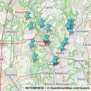 Mappa Scuola Media Leonardo Da Vinci, 20823 Lentate sul Seveso MB, Italia (3.97375)