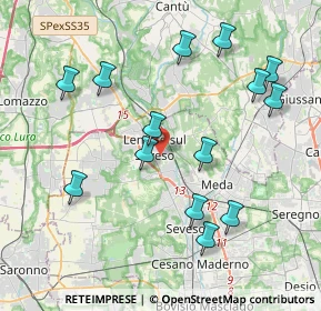 Mappa Scuola Media Leonardo Da Vinci, 20823 Lentate sul Seveso MB, Italia (4.20286)