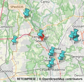 Mappa Scuola Media Leonardo Da Vinci, 20823 Lentate sul Seveso MB, Italia (4.74)