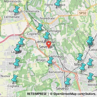 Mappa Scuola Media Leonardo Da Vinci, 20823 Lentate sul Seveso MB, Italia (3.15824)