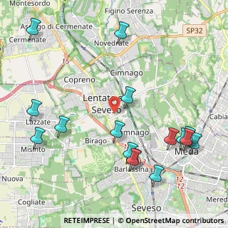 Mappa Scuola Media Leonardo Da Vinci, 20823 Lentate sul Seveso MB, Italia (2.56188)