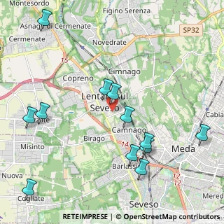 Mappa Scuola Media Leonardo Da Vinci, 20823 Lentate sul Seveso MB, Italia (2.44)