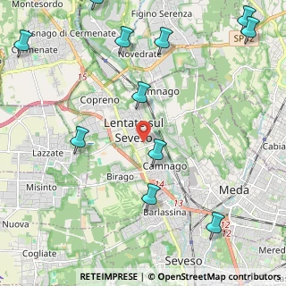 Mappa Scuola Media Leonardo Da Vinci, 20823 Lentate sul Seveso MB, Italia (2.92455)