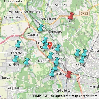 Mappa Scuola Media Leonardo Da Vinci, 20823 Lentate sul Seveso MB, Italia (2.1225)