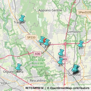 Mappa Via Brera, 22076 Mozzate CO, Italia (5.63417)