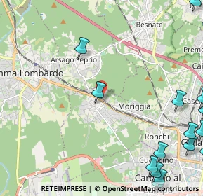 Mappa Via Battisti, 21011 Casorate Sempione VA, Italia (3.61294)