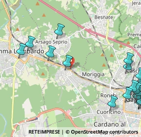 Mappa Via Battisti, 21011 Casorate Sempione VA, Italia (3.2975)