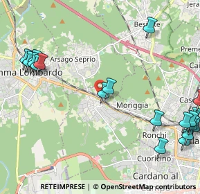 Mappa Via Battisti, 21011 Casorate Sempione VA, Italia (2.947)