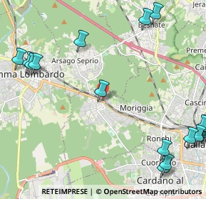 Mappa Via Battisti, 21011 Casorate Sempione VA, Italia (3.3495)