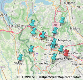 Mappa Via Battisti, 21011 Casorate Sempione VA, Italia (6.79833)