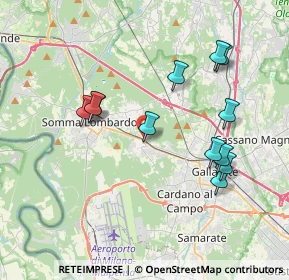 Mappa Via Battisti, 21011 Casorate Sempione VA, Italia (3.7475)