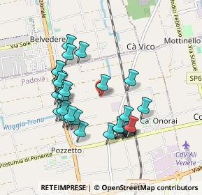 Mappa Via Cavin dei Pinei, 35013 Cittadella PD, Italia (0.84)