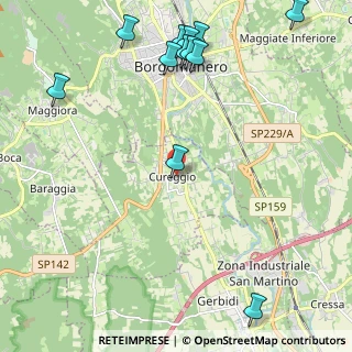 Mappa Via Vittorio Veneto, 28060 Cureggio NO, Italia (2.83833)