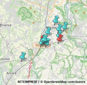 Mappa Via Gorizia, 23875 Osnago LC, Italia (2.24818)