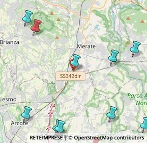 Mappa Via Gorizia, 23875 Osnago LC, Italia (6.32455)