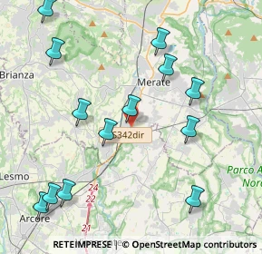 Mappa Via Gorizia, 23875 Osnago LC, Italia (4.71692)