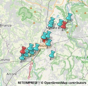 Mappa Via Gorizia, 23875 Osnago LC, Italia (3.11467)