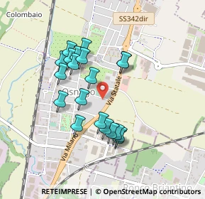Mappa Via Gorizia, 23875 Osnago LC, Italia (0.391)